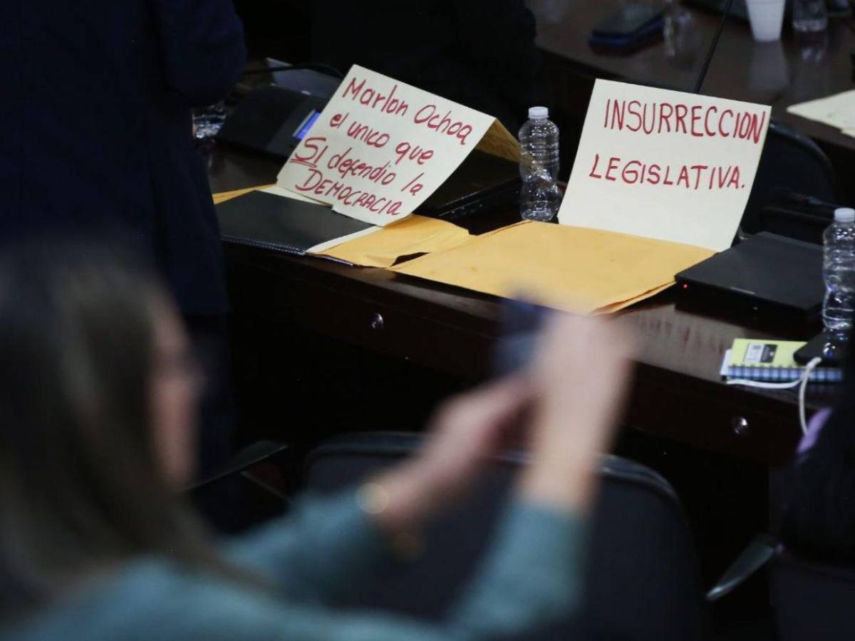 Empujones y gritos en el Congreso tras lectura de denuncia de juicio político