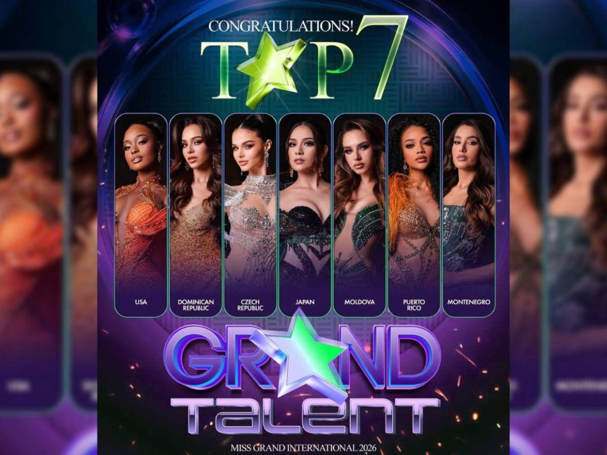 ¡Honduras destaca! Emely Alemán entra al top 15 de talentos en el Miss Grand 2026
