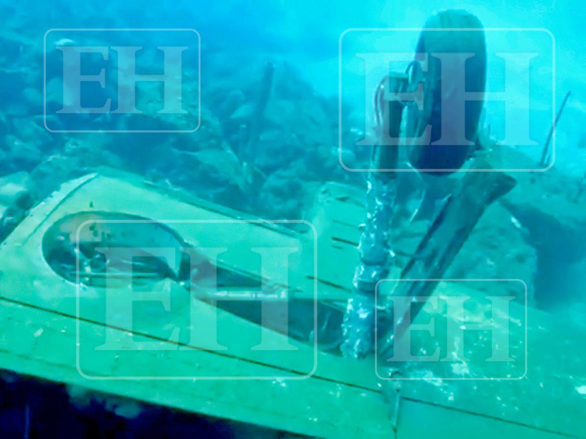 A un año de la tragedia aérea en Roatán: así luce desde el fondo del mar el avión