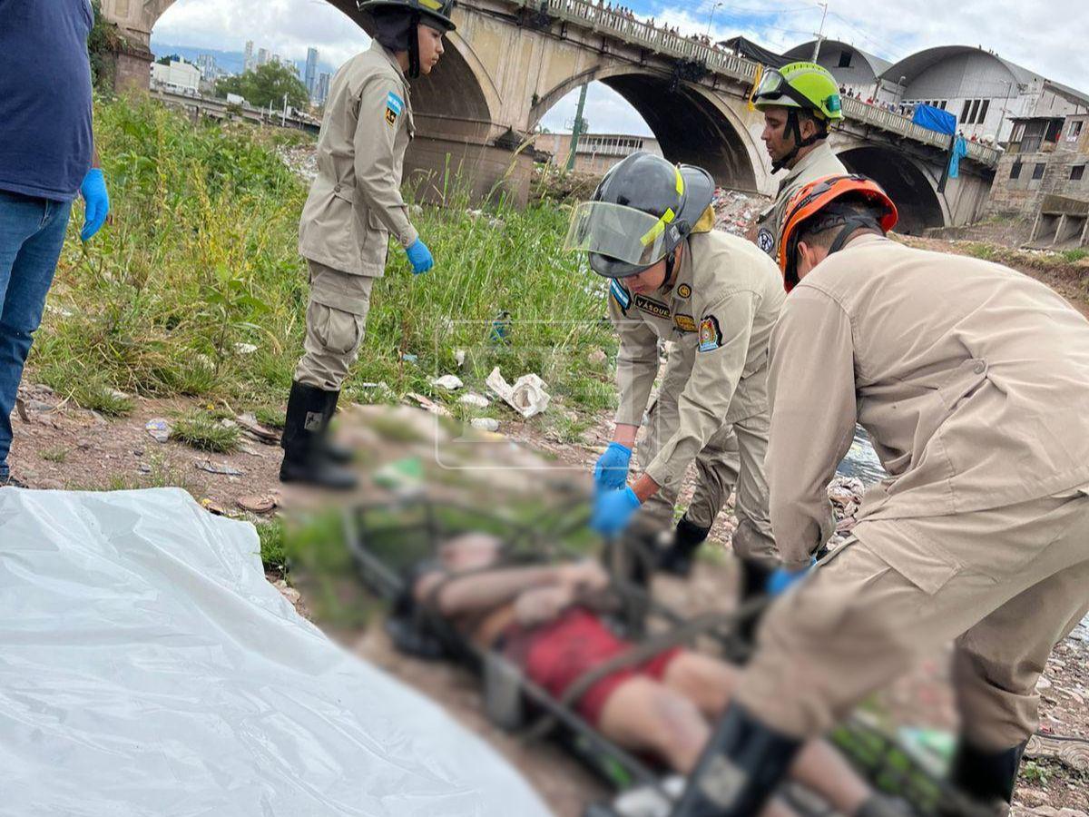 Su cuerpo ya estaba rígido: así rescataron a hombre hallado muerto en el río Choluteca