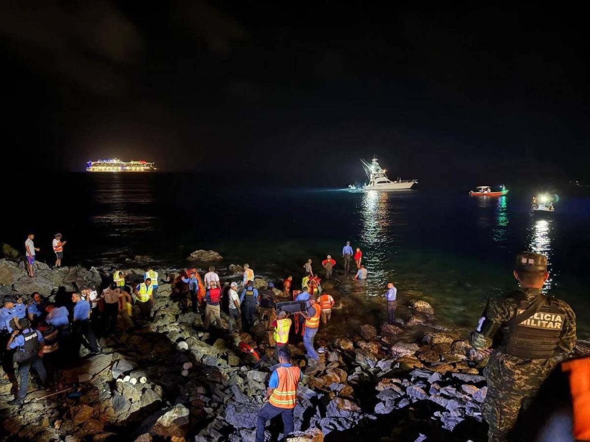 Así fue el rescate de los sobrevivientes de la tragedia aérea en Roatán