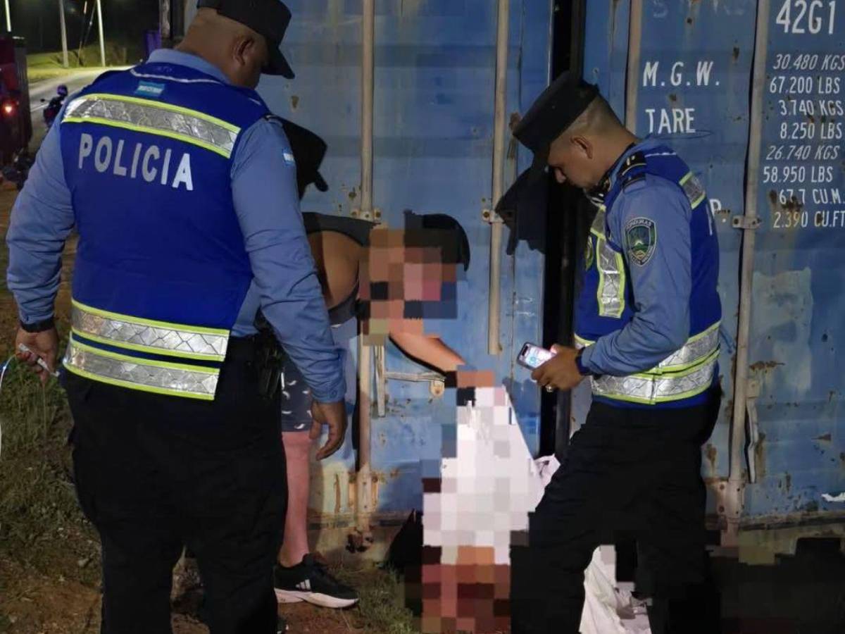 Angie Guerra, menor de 14 años, que murió en accidente en Roatán; conductor está grave