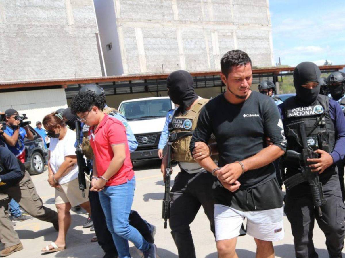 Capturan a cinco integrantes de la MS-13 vinculados al lavado de más de 70 millones de lempiras