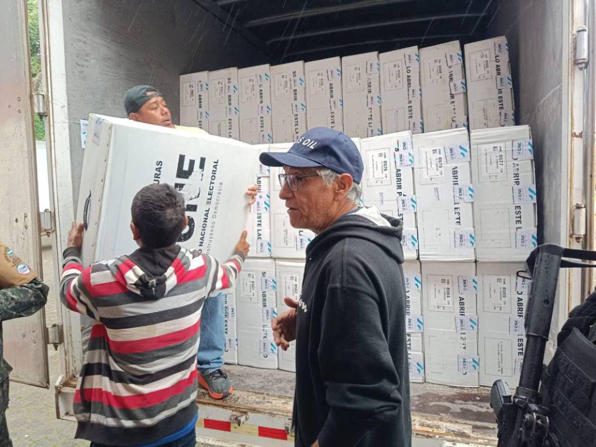 Así avanza la distribución del material electoral a días de las elecciones
