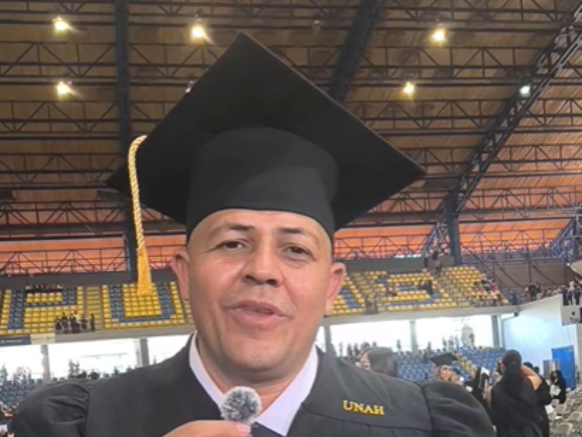 “Decidí no rendirme”: Williams Ochoa, fontanero de la UNAH que logró su título universitario