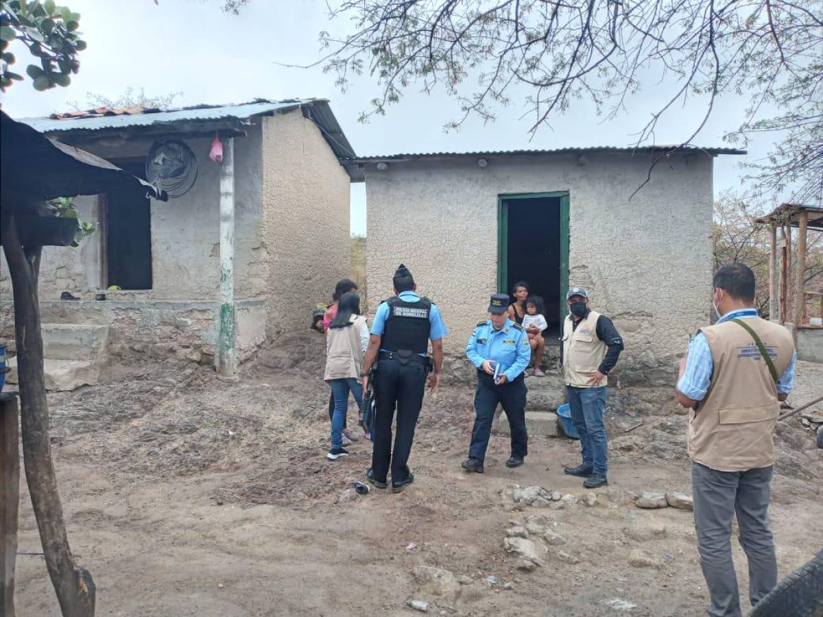 Los menores fueron rescatados en una comunidad llamada Cruz Alta.