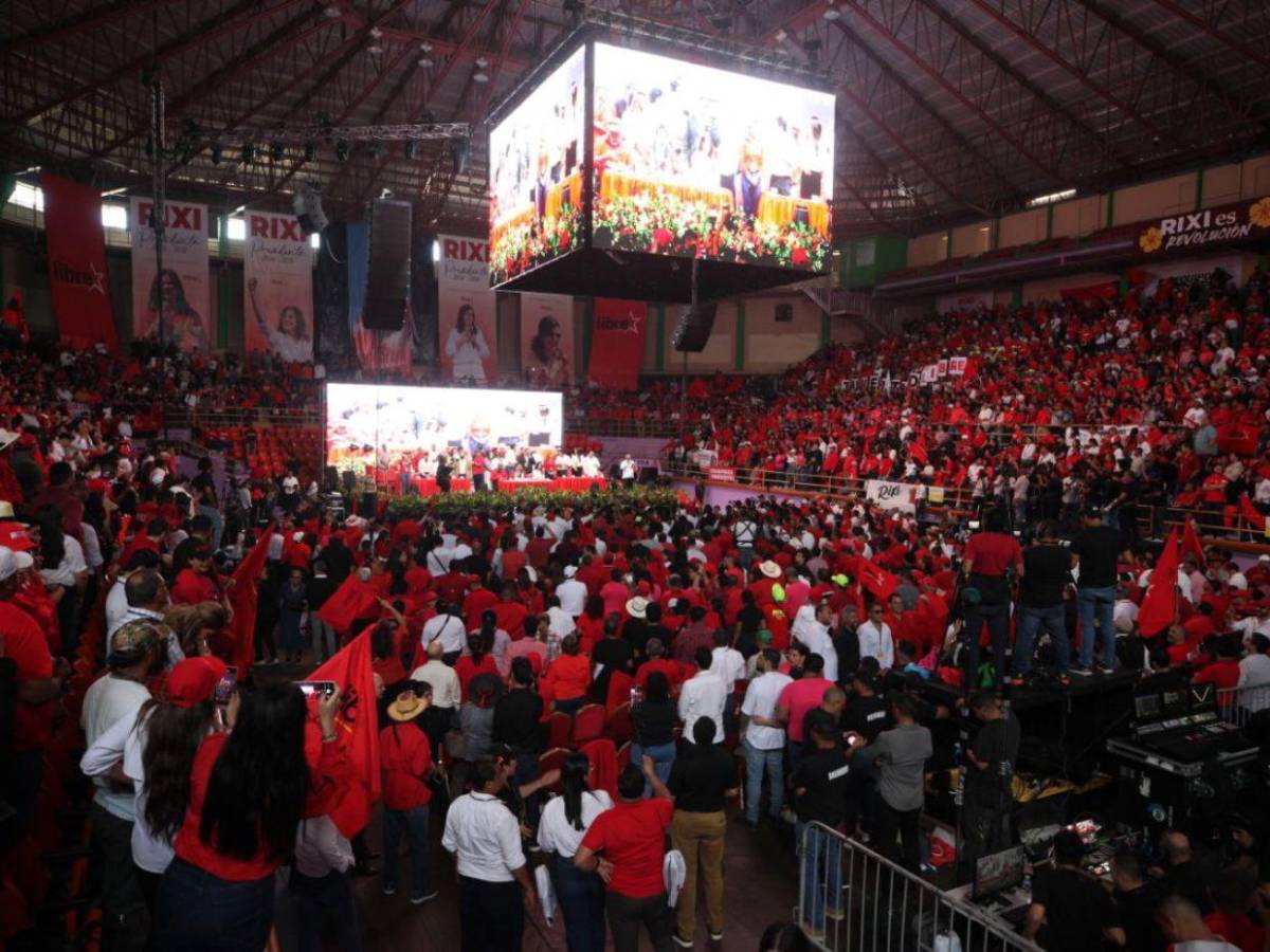 Así se celebró la Asamblea Extraordinaria de Libre en apoyo a Rixi Moncada