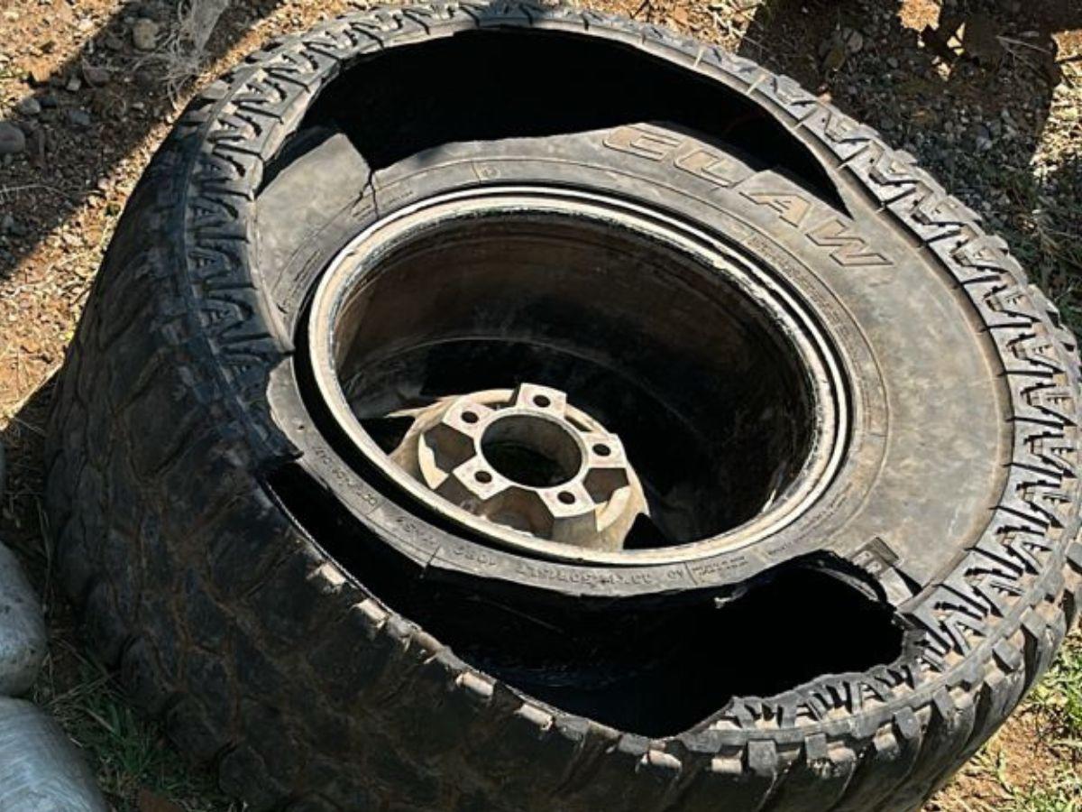 Llevaban marihuana oculta en las llantas: así transportaban droga por la carretera CA-5