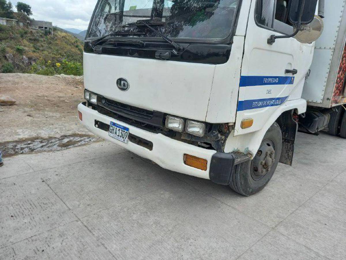 El denunciante captó el camión de Banasupro.