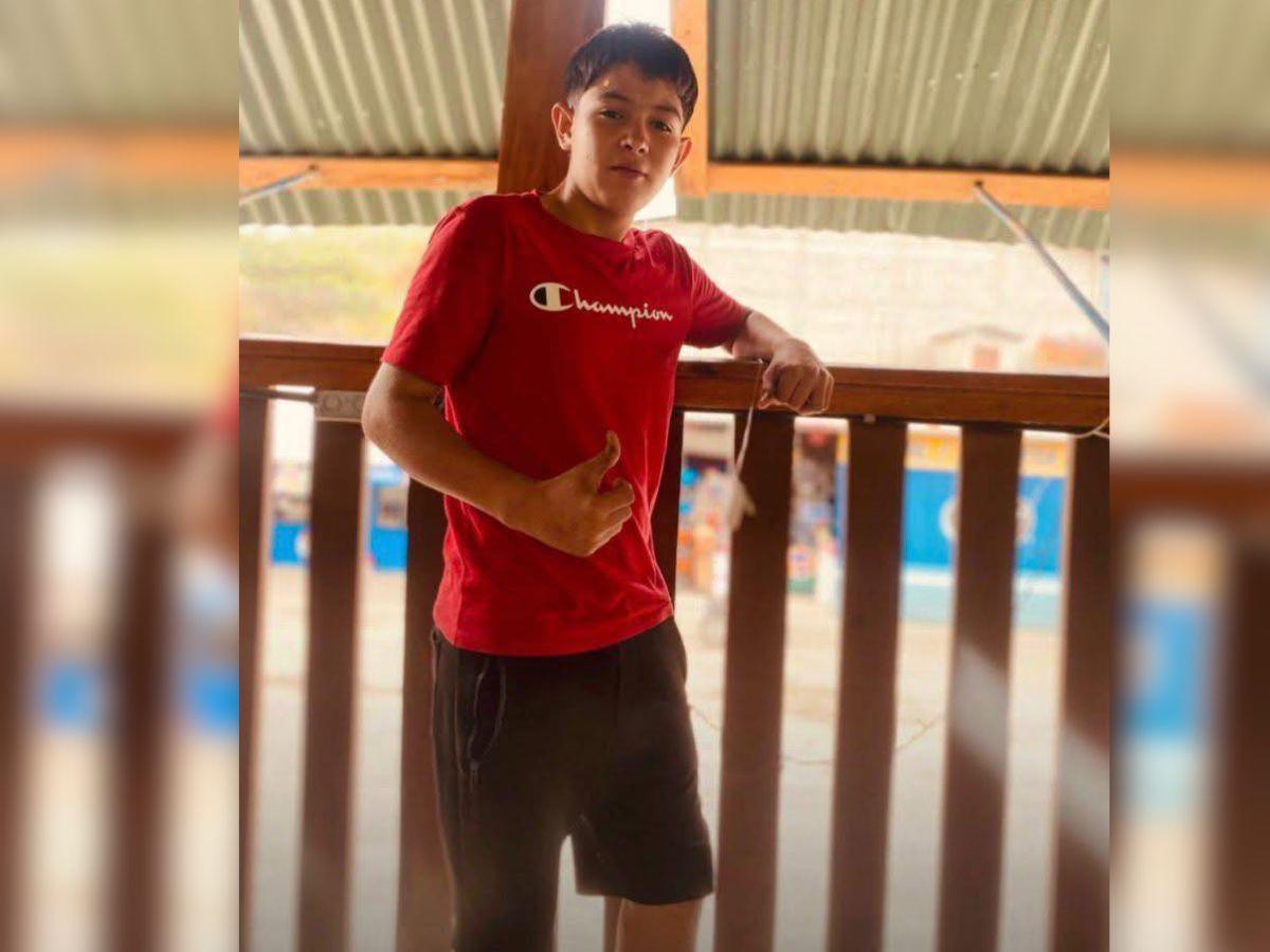 Emerson Villanueva, menor que habría muerto tras impacto de bala perdida en Lempira