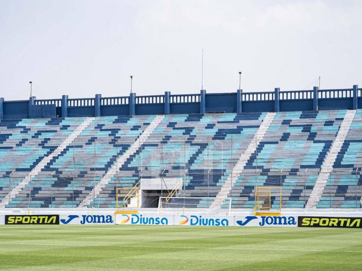 ¿Cómo quedó la grama? Pulen el estadio Morazán para la final entre Marathón y Motagua