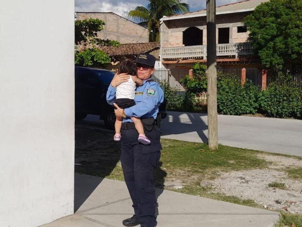 Rescatan bebé maltratada por su madre y padrastro en Ocotepeque