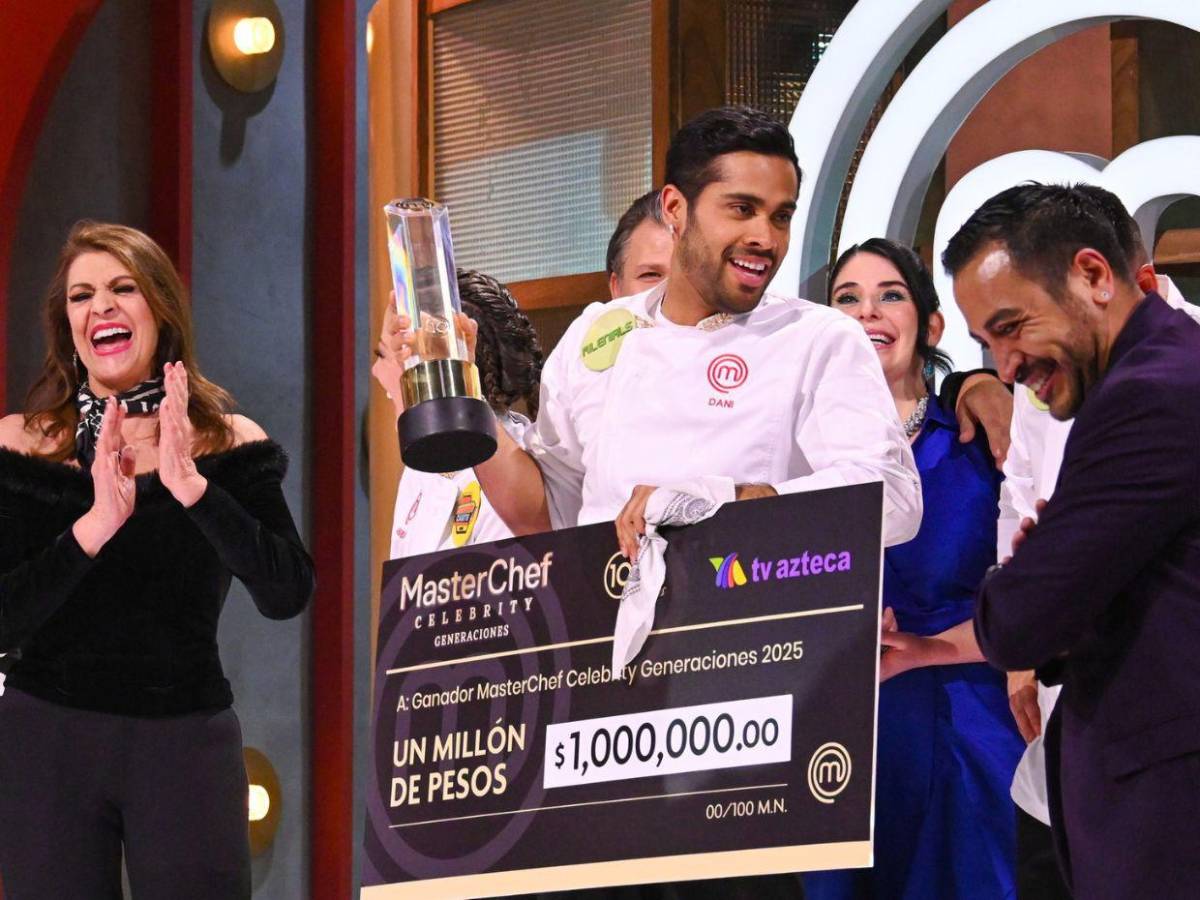¿Quién es Dani Valle, el ganador de MasterChef Celebrity Generaciones 2025?