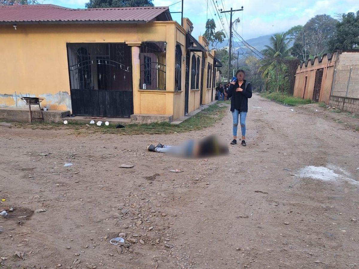 Asesinan a hombre en barrio La Mansión, Catacamas