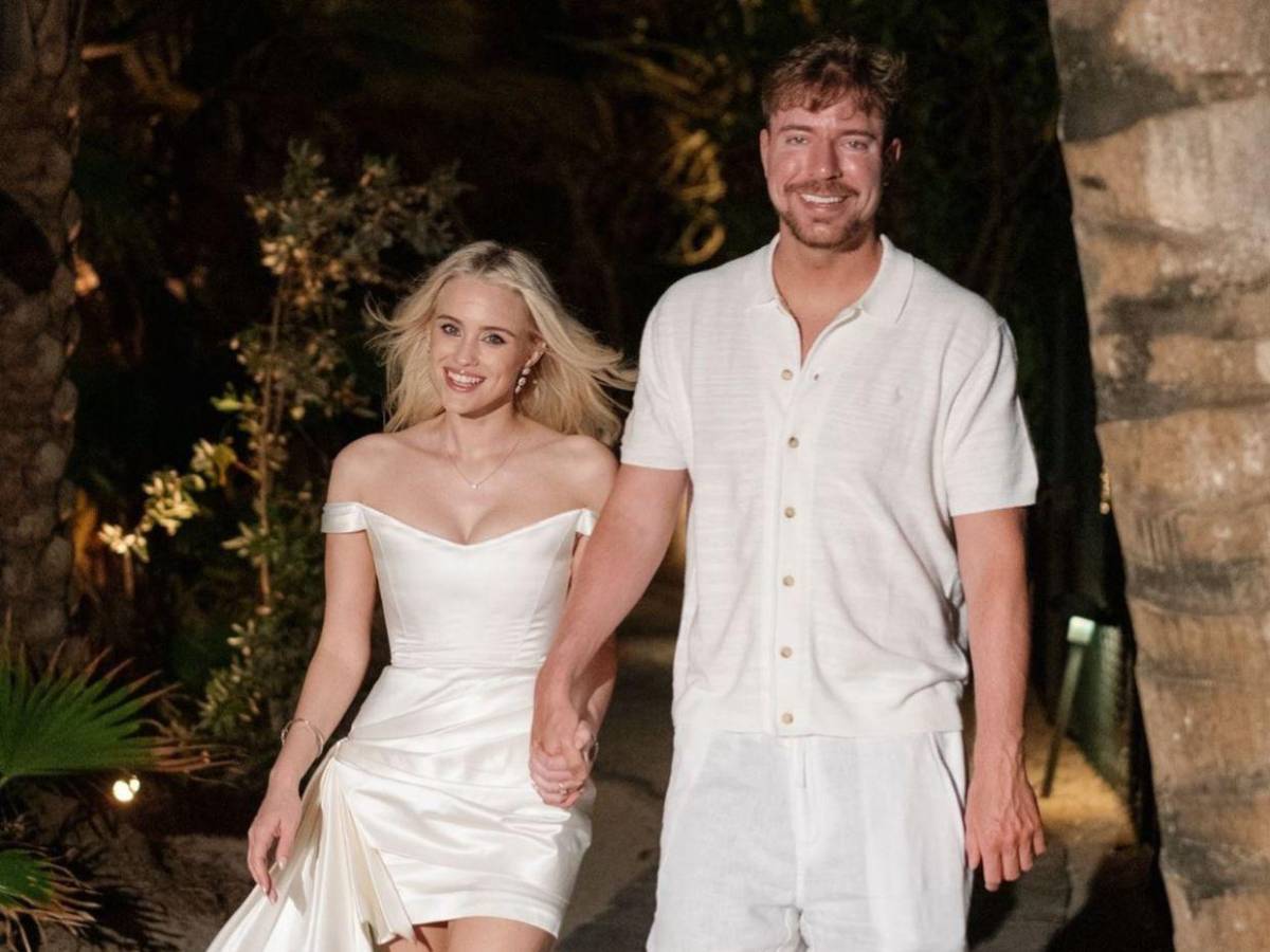 MrBeast revela las primeras fotografías de su íntima boda con Thea Booysen