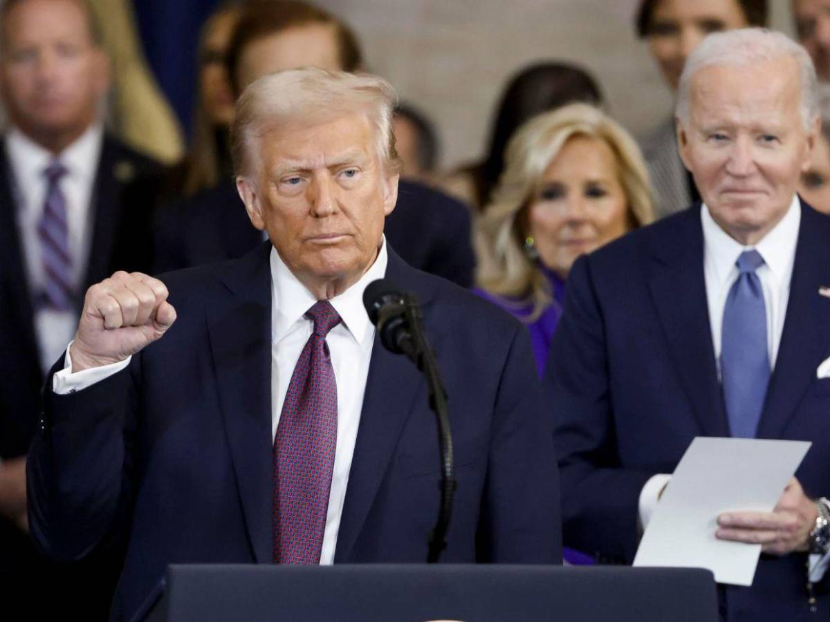 Las mejores fotos de Donald Trump durante su toma de posesión