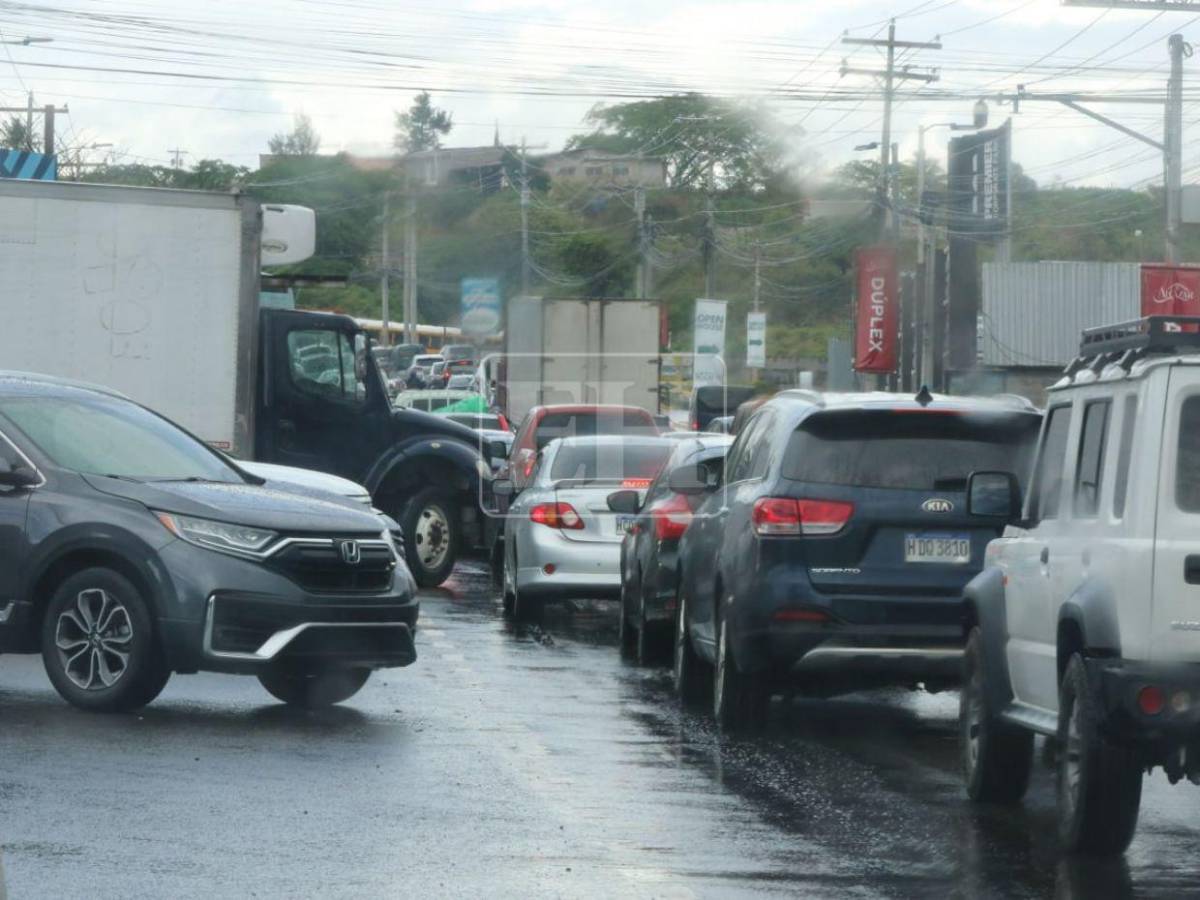 Fuertes lluvias caen sobre varias zonas de Tegucigalpa este viernes 5 de junio