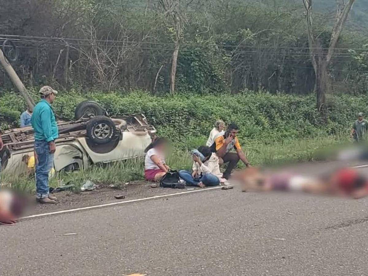 Iban a un retiro espiritual y posible falla mecánica: ¿Qué se sabe del volcamiento en Olancho? Iban a un retiro espiritual y posible falla mecánica: ¿Qué se sabe del volcamiento en Olancho?