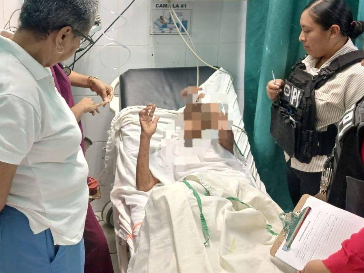 La abandonaron en una quebrada: rescatan a anciana de 95 años secuestrada en Yoro