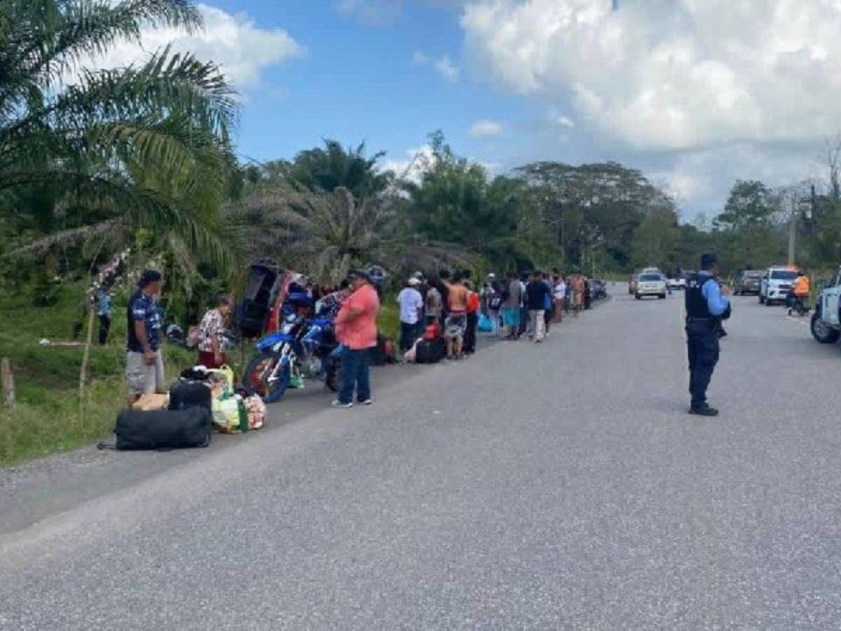 Autobús vuelca en Olanchito por fallas mecánicas y deja varios pasajeros heridos