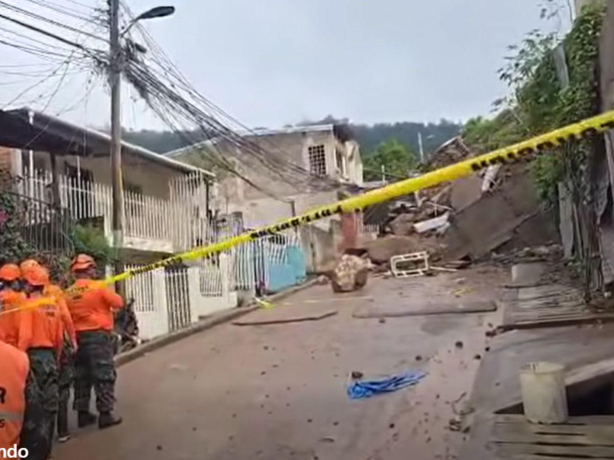 “Mi casa se está cayendo”: el momento en que las viviendas se derrumbaron en El Reparto