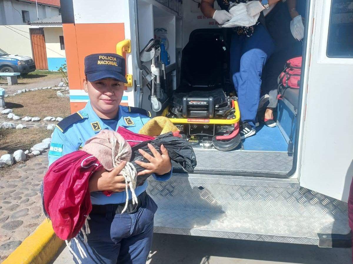 Bebé abandonado en una bolsa negra en Lepaterique: ¿Qué se sabe de su estado de salud?