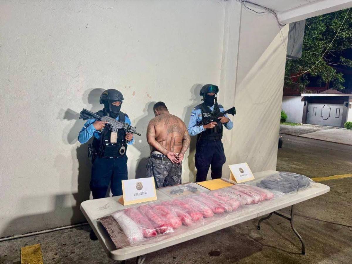 Con más de L750 mil en droga, cae alias “El Matata”, señalado como segundo líder de la MS-13
