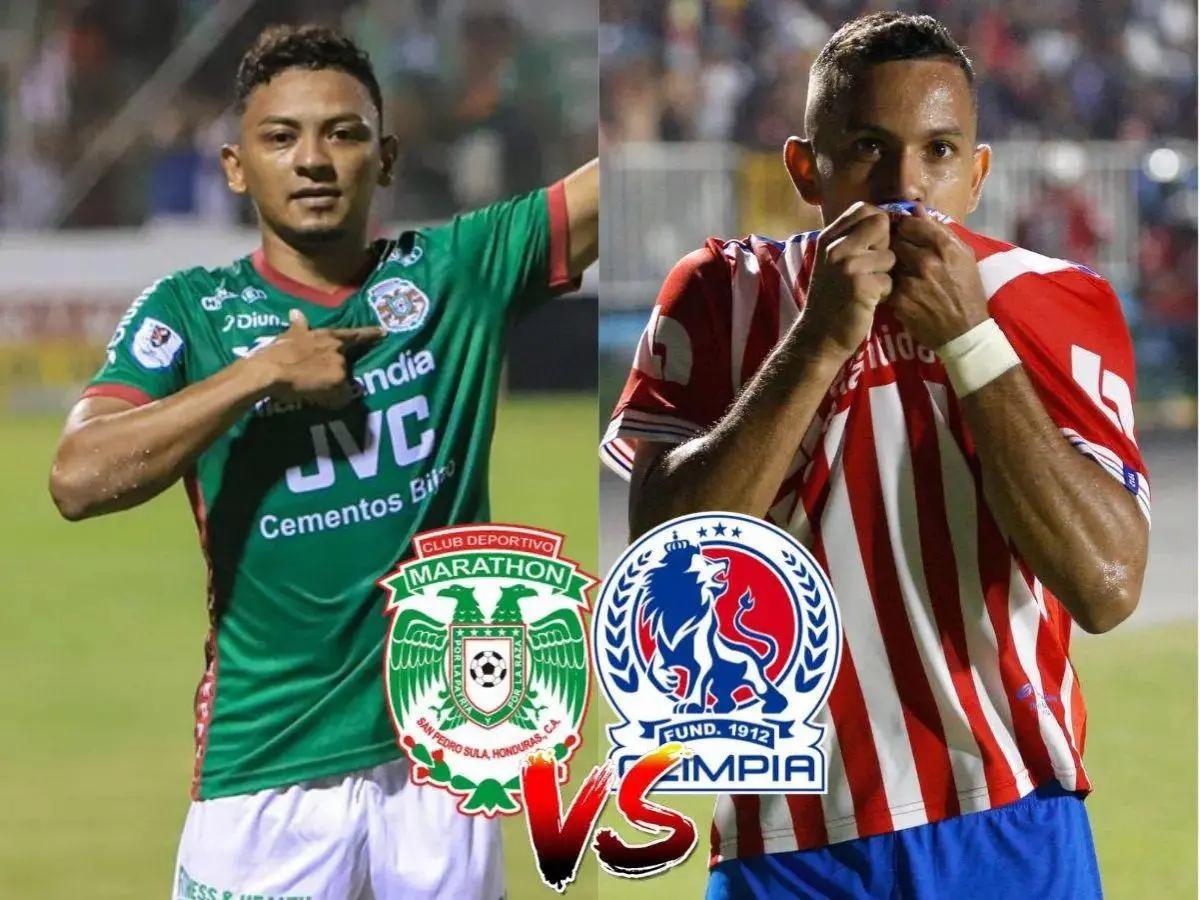 Marathón vs Olimpia: Bajas confirmadas para la final del fútbol hondureño
