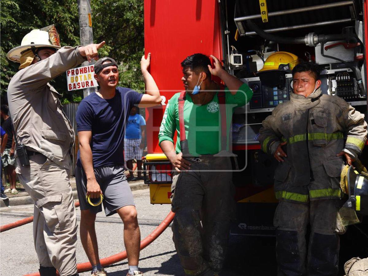 “El niño gritaba: ábranme, ábranme”: afectados en incendio en barrio Medina de SPS