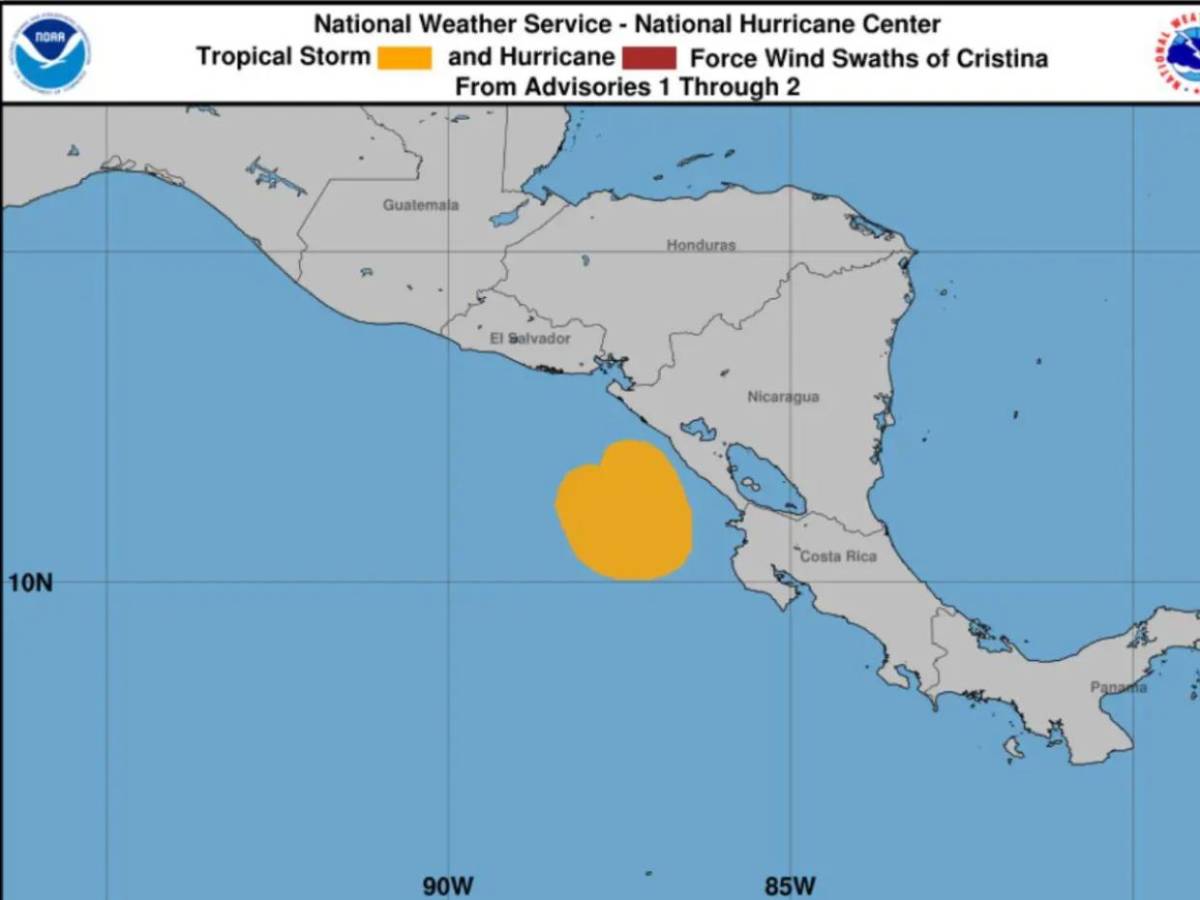 Tormentas Boris y Cristina: ¿qué riesgo representan para Honduras?