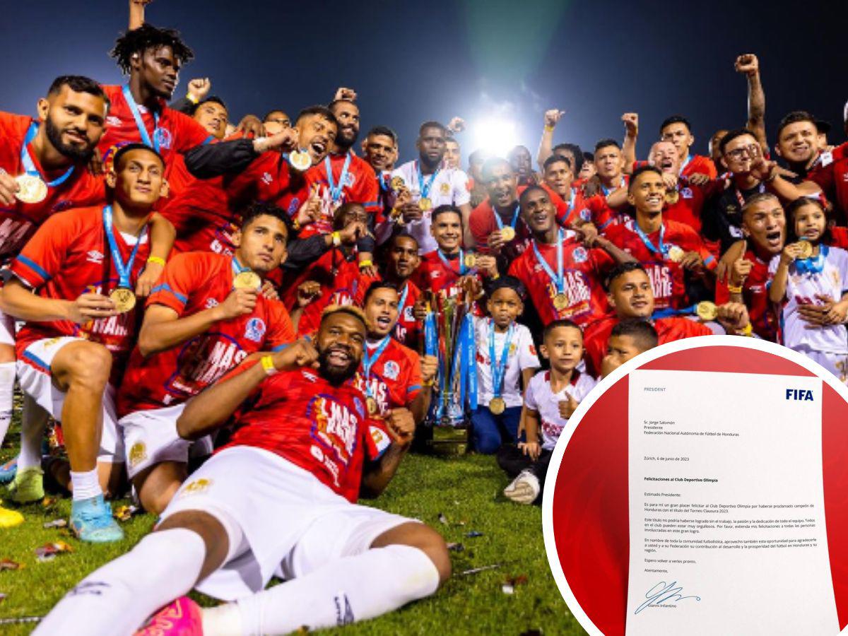 Olimpia recibe grata noticia de la FIFA tras consagrarse campeón del torneo Clausura de la Liga Nacional de Honduras