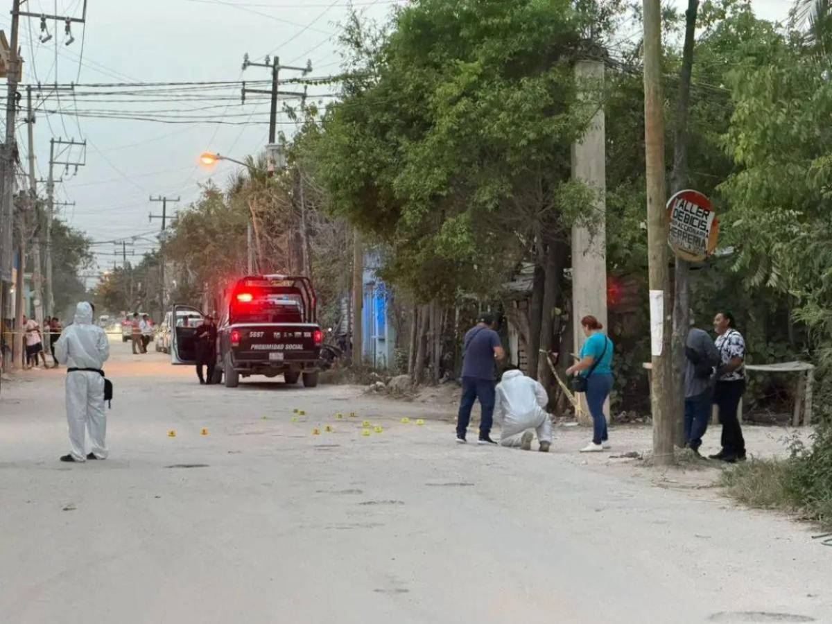 Asesinan de 35 balazos a hondureño de 26 años en Cancún, México