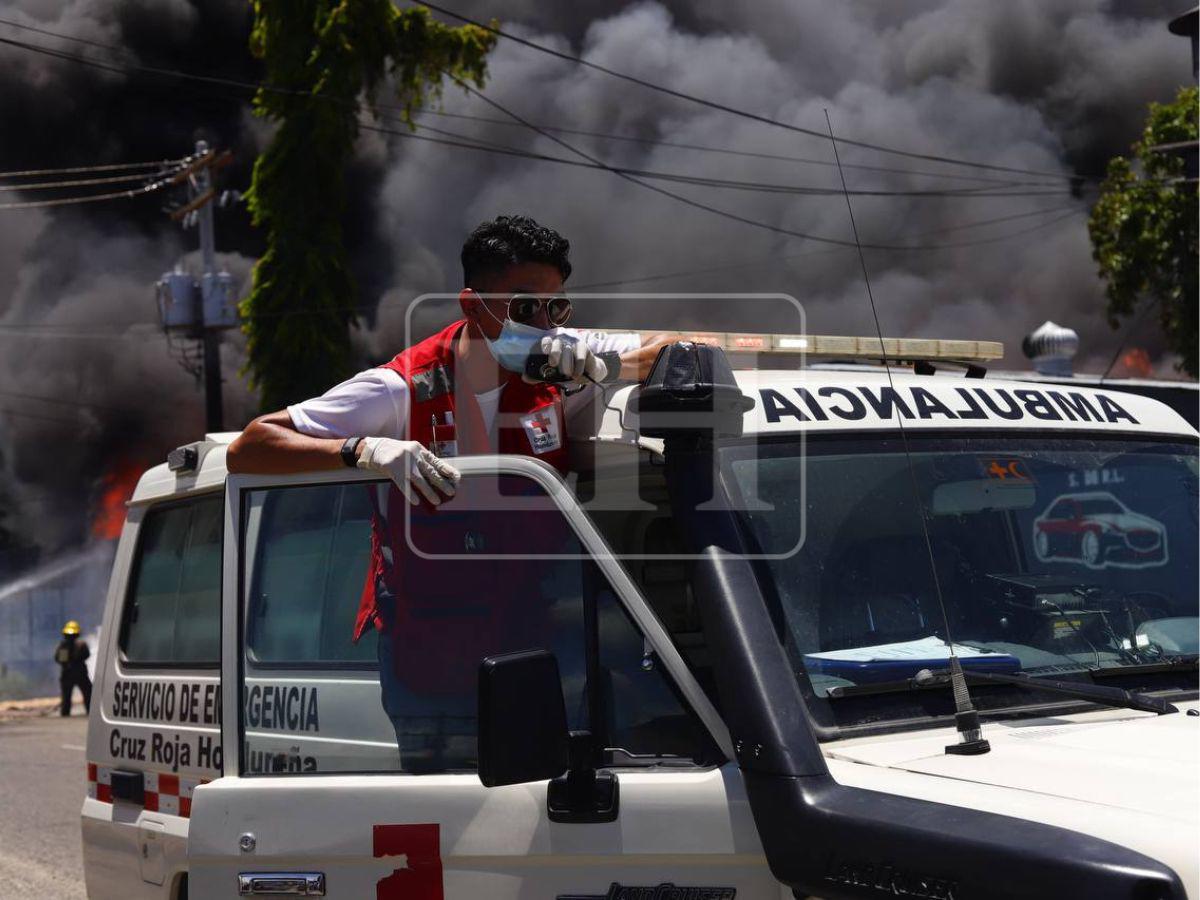 “El niño gritaba: ábranme, ábranme”: afectados en incendio en barrio Medina de SPS