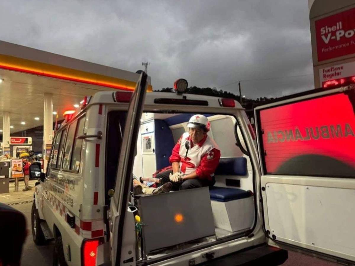 Primeras imágenes del atentado contra una pareja en un bus interurbano de Güinope