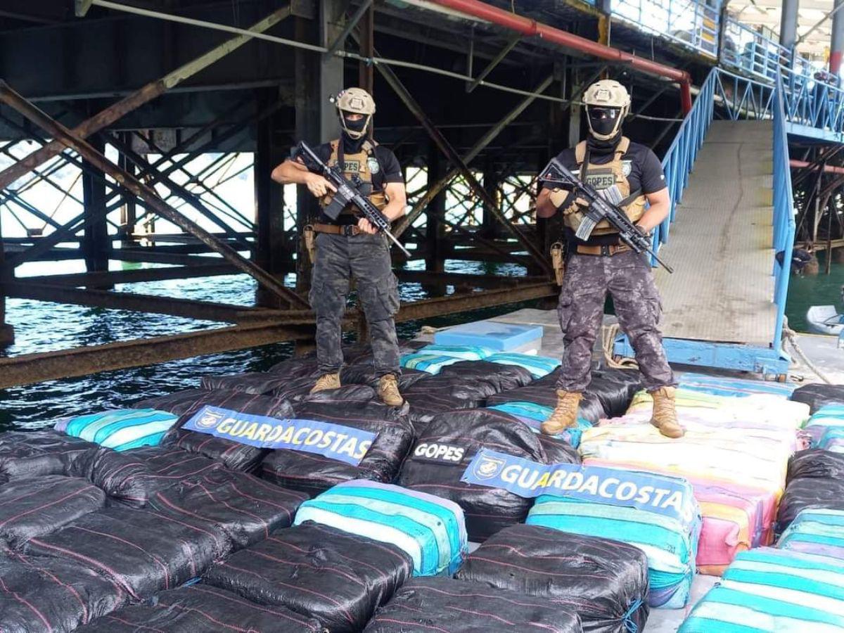Decomisan en Costa Rica más de mil kilos de marihuana en el Pacífico