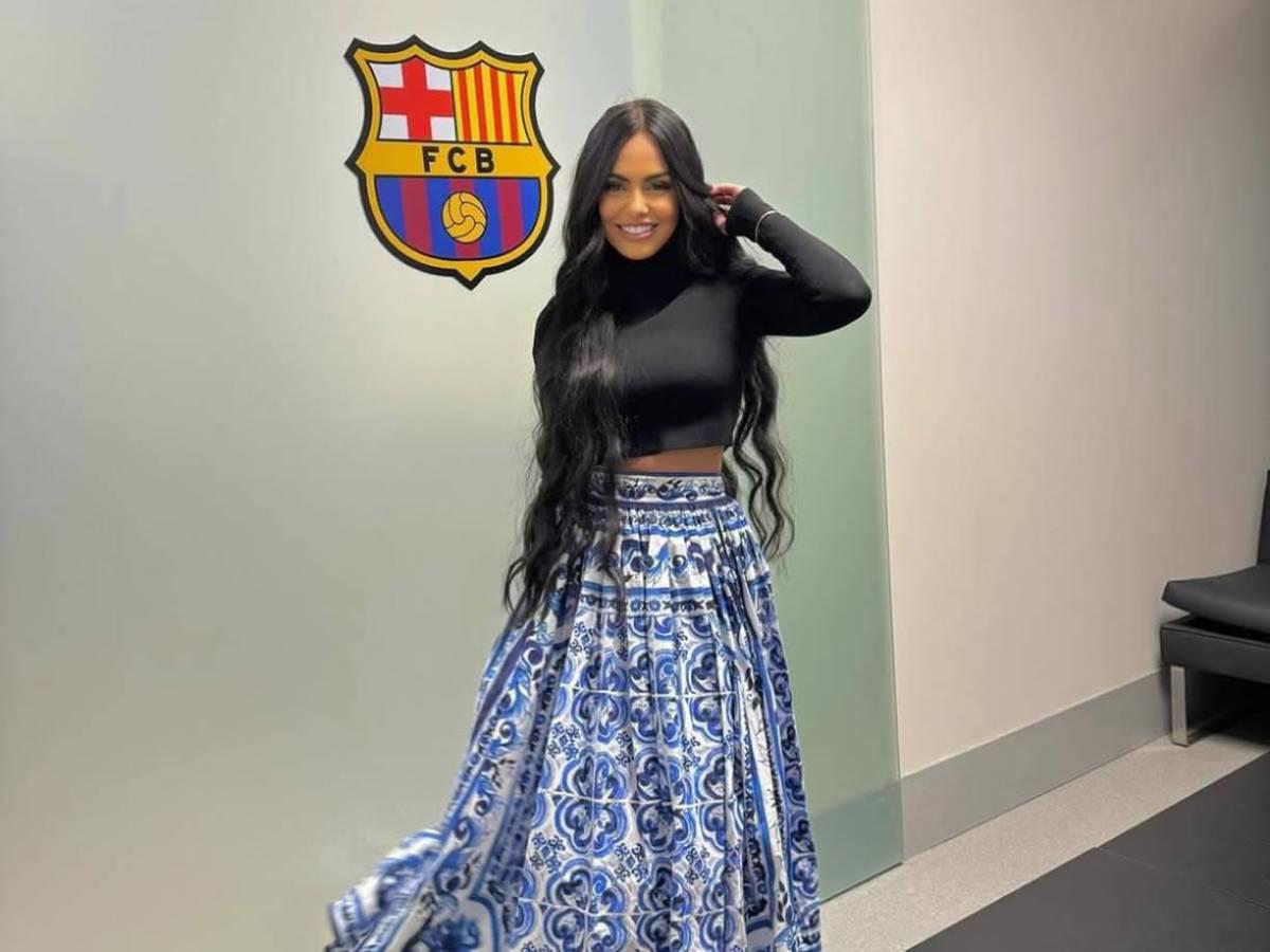 Esposa de jugador del Barcelona sorprende al anunciar que se separa tras un año de matrimonio