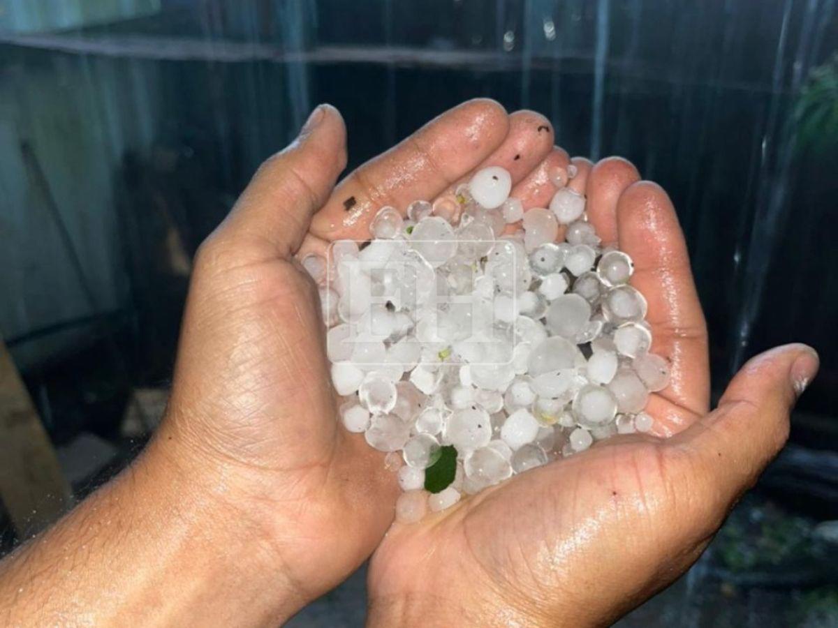 Vienen más lluvias con granizo: Copeco detalla las zonas de Honduras donde podría caer