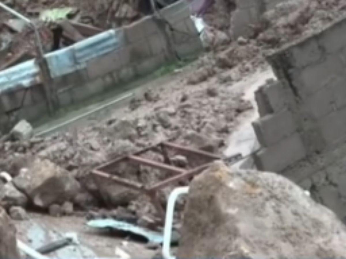 “Mi casa se está cayendo”: el momento en que las viviendas se derrumbaron en El Reparto