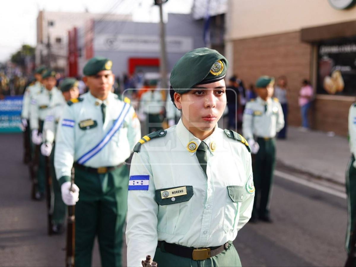 Ambiente festivo y patriótico en San Pedro Sula por aniversario de independencia de Honduras