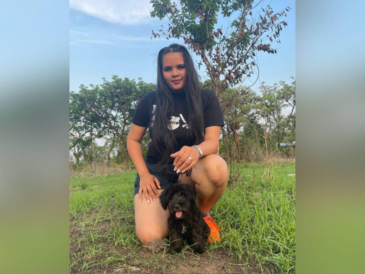 Te fuiste, mi niña: Conmoción en Danlí por muerte de la policía Esmelin Herrera