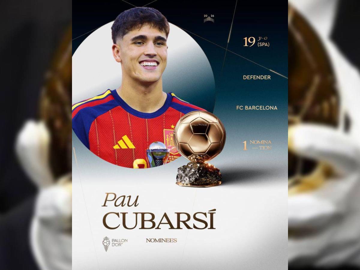 ¿Sorpresas? Estos son los 30 futbolistas nominados al Balón de Oro 2026