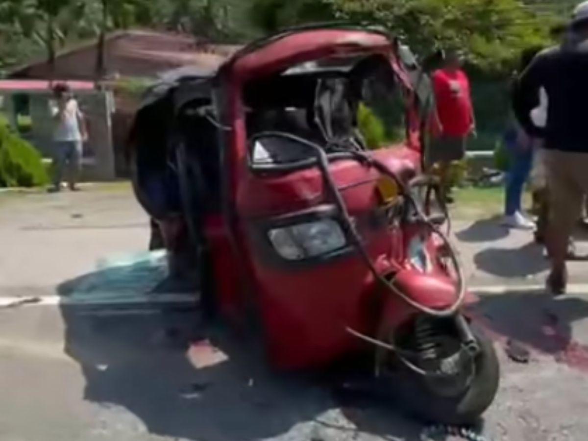 “El carro venía zigzagueando y voló”: así fue el accidente que dejó a dos niños muertos en Omoa