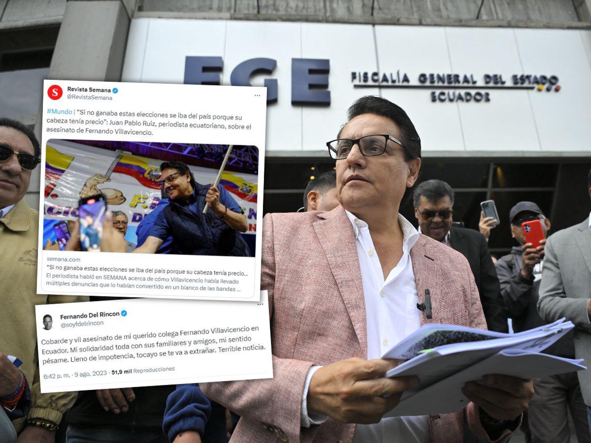 Periodistas latinoamericanos condenan asesinato de Fernando Villavicencio: “Su cabeza tenía precio...”