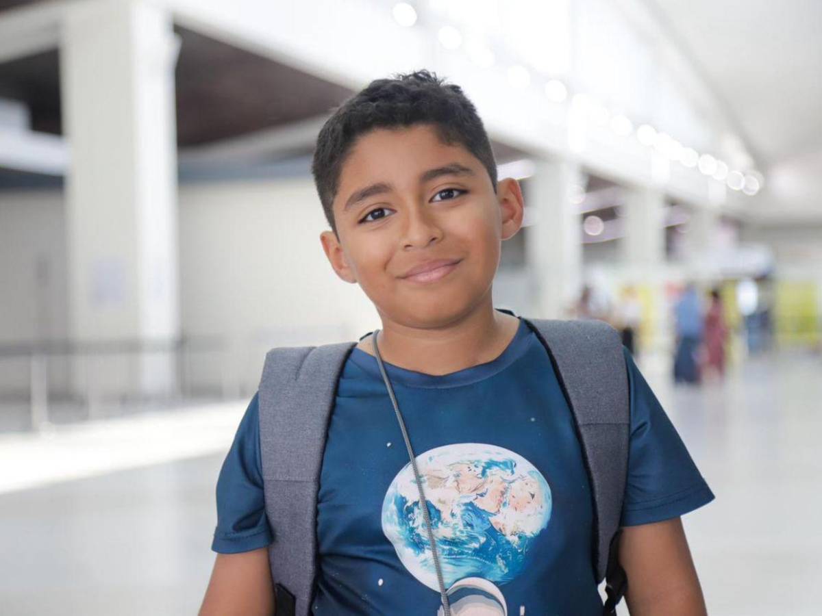André Mejía, el niño de 10 años que representará a Honduras en campamento de la NASA