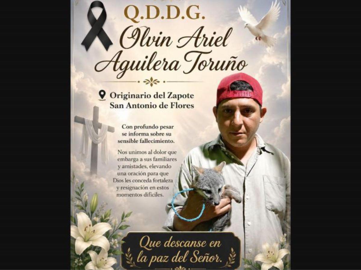Hallan más extremidades donde encontraron el cuerpo desmembrado de Olvin Aguilera