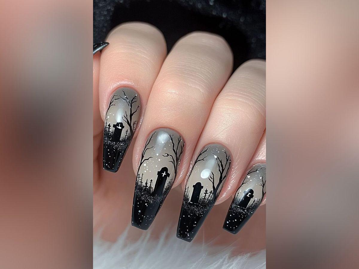 Transforma tus uñas para Halloween 2024 con diseños fáciles y sencillos Transforma tus uñas para Halloween 2024 con diseños fáciles y sencillos