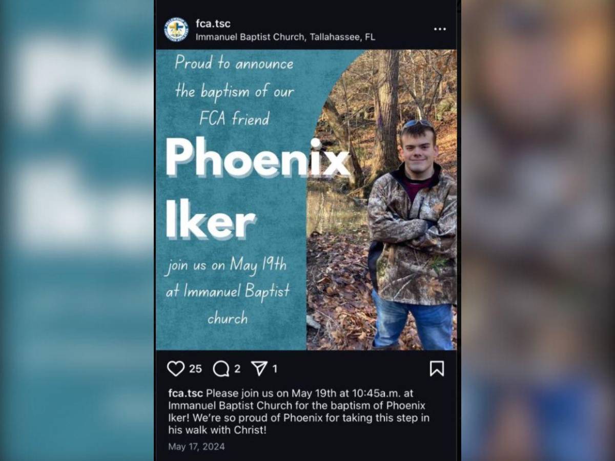 Phoenix Ikner, el autor del tiroteo en la Universidad Estatal de Florida