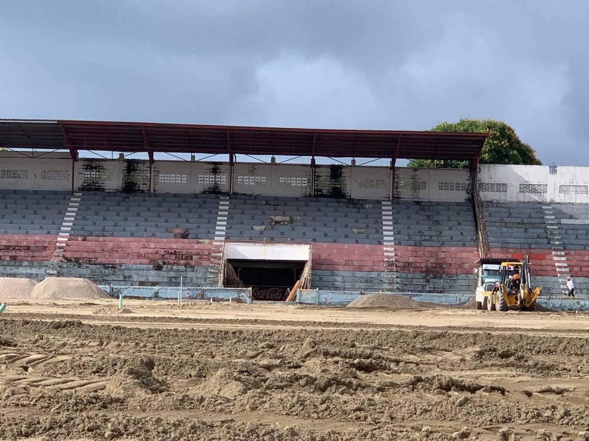 ¿Cuándo lo entregan? Así avanza construcción de nueva cancha del estadio Ceibeño
