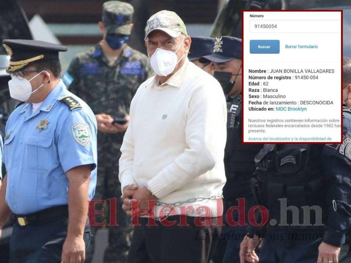 “El Tigre” Bonilla y Juan Orlando Hernández están recluidos en la misma prisión