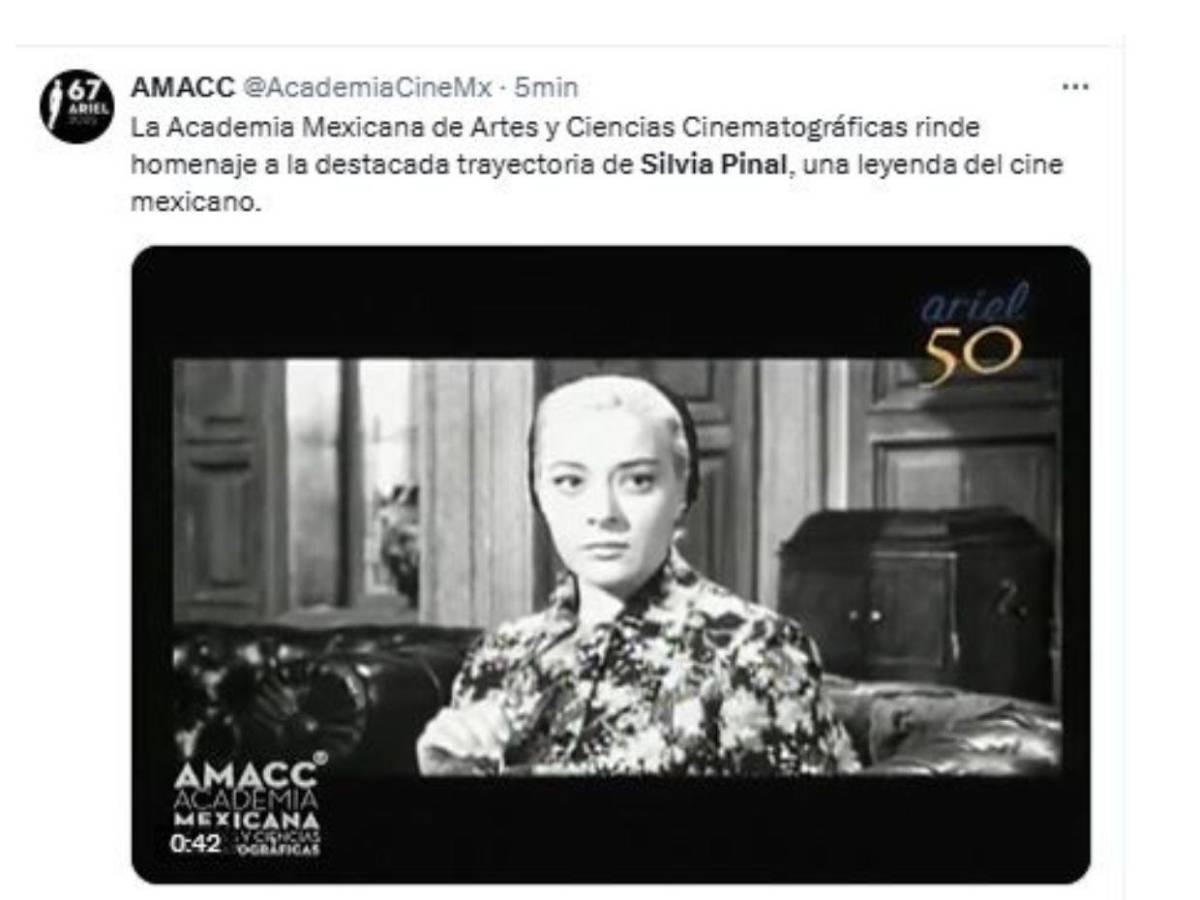 Las primeras reacciones tras la muerte de Silvia Pinal, la “Diva de México”